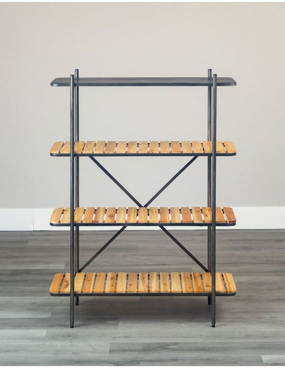 90シェルフ4段 トリニティ(九) オープンラック ディスプレイラック 本棚 シェルフ デスクラック 見せる収納 おしゃれ ラック リビング(代引不可)