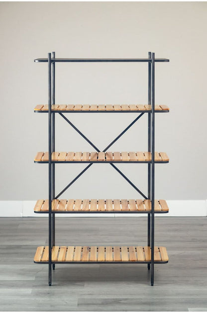 90シェルフ5段 トリニティ(九) オープンラック ディスプレイラック 本棚 シェルフ デスクラック 見せる収納 おしゃれ ラック リビング(代引不可)