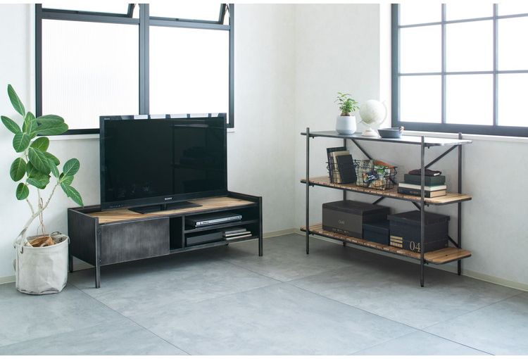 90シェルフ5段 トリニティ(九) オープンラック ディスプレイラック 本棚 シェルフ デスクラック 見せる収納 おしゃれ ラック リビング(代引不可)