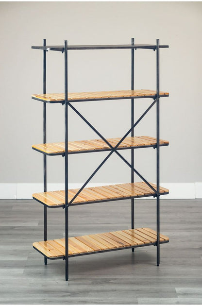 90シェルフ5段 トリニティ(九) オープンラック ディスプレイラック 本棚 シェルフ デスクラック 見せる収納 おしゃれ ラック リビング(代引不可)