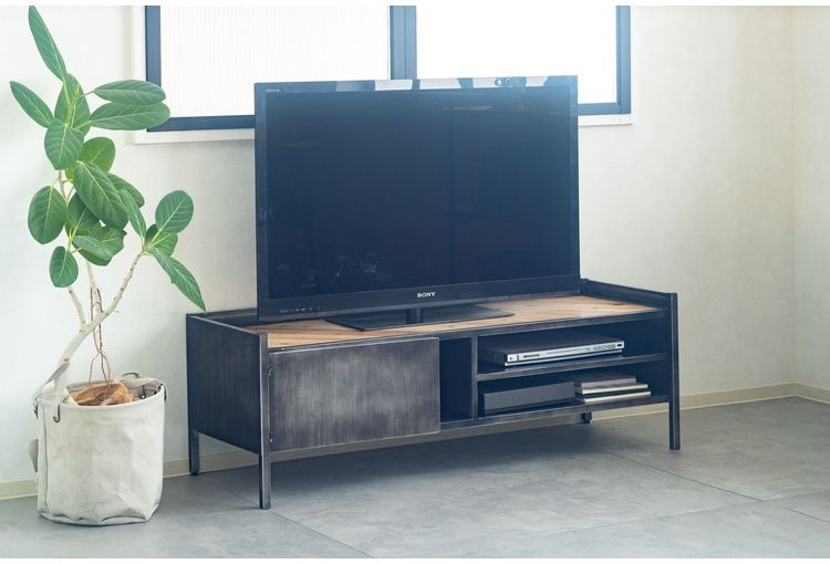 120TVボード トリニティ(九) テレビ台 おしゃれ ローボード テレビボード テレビラック TV台 収納 TVボード(代引不可)