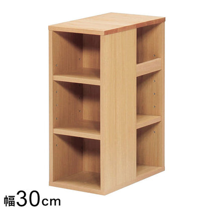 30シェルフ トライ-A ラック 書棚 ブックシェルフ 本棚 オープンラック 教科書 収納棚 勉強机 スリム 子供部屋 オフィス 書斎(代引不可)