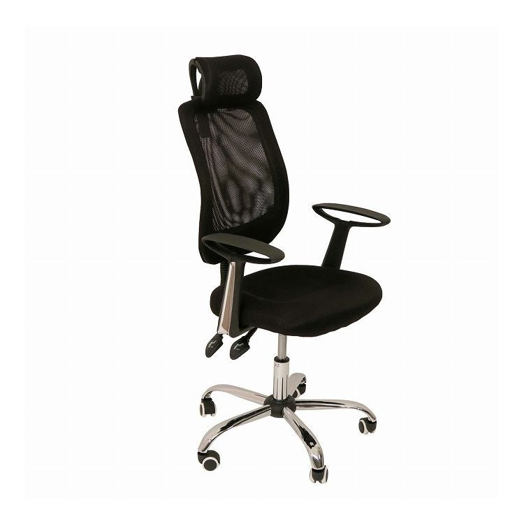 ハイバック ヘッドレスト付き チェア オフィスチェア ロッキングチェア メッシュチェア メッシュ 会社 リモートワーク 在宅(代引不可)