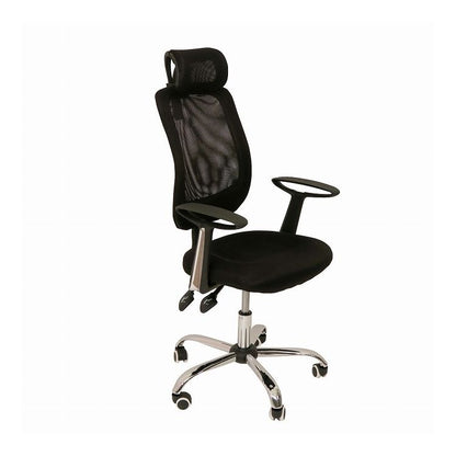 ハイバック ヘッドレスト付き チェア オフィスチェア ロッキングチェア メッシュチェア メッシュ 会社 リモートワーク 在宅(代引不可)