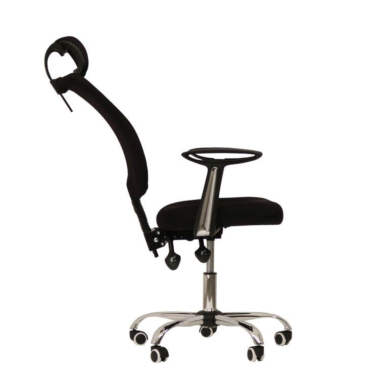 ハイバック ヘッドレスト付き チェア オフィスチェア ロッキングチェア メッシュチェア メッシュ 会社 リモートワーク 在宅(代引不可)