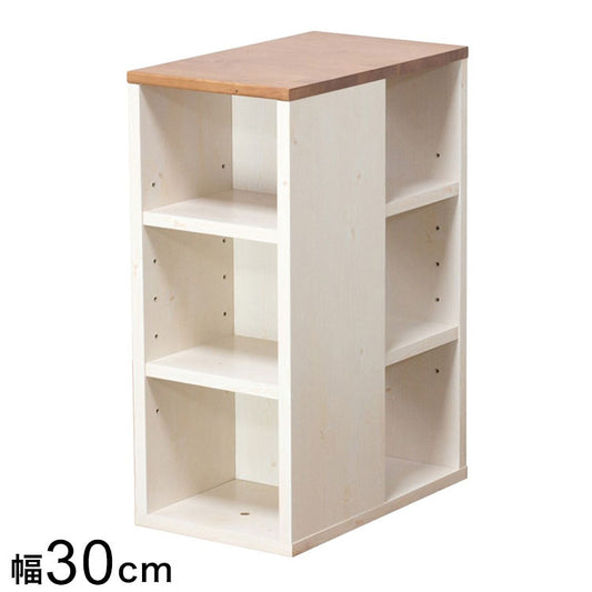 30シェルフ トライ-P ラック 書棚 ブックシェルフ 本棚 オープンラック 教科書 収納棚 勉強机 スリム 子供部屋 オフィス 書斎(代引不可)