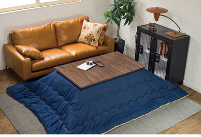 こたつ布団 長方形 180cm 薄掛け デニム 節電 省エネ インテリア おしゃれ 北欧 リビング ダイニング コタツ 炬燵(代引不可)