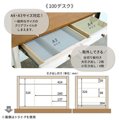 100デスク トライ-R インテリア デスク パソコンデスク 机 テレワーク 書斎デスク 学習机 PCデスク 勉強机 学習デスク オフィスデスク(代引不可)