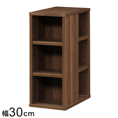 30シェルフ トライ-R ラック 書棚 ブックシェルフ 本棚 オープンラック 教科書 収納棚 勉強机 スリム 子供部屋 オフィス 書斎(代引不可)