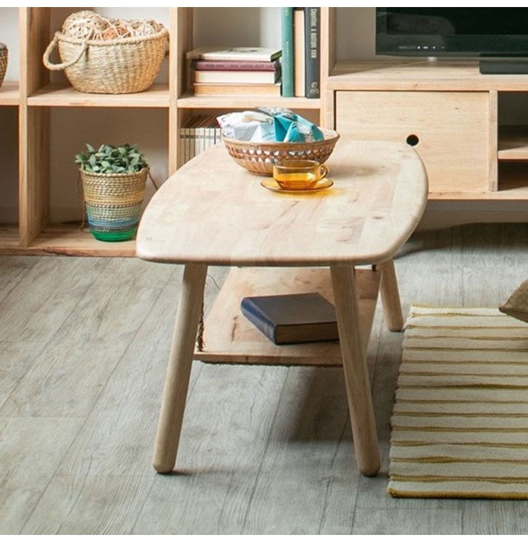 ローテーブル 幅120cm 収納付き 天然木 おしゃれ 北欧 木目 木製 コンパクト リビングテーブル 新生活 ナチュラル 一人暮らし シンプル NATURAL SIGNATURE(代引不可)