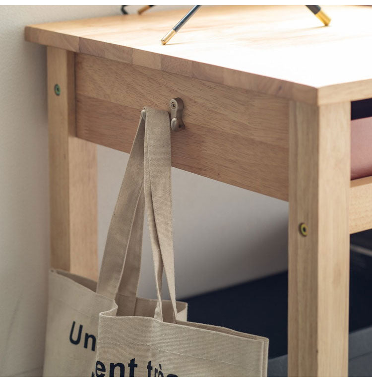 デスク スツールセット 天然木 木製 木目 おしゃれ 北欧 子供部屋 学習デスク 勉強机 学習机 書斎 省スペース コンパクト ナチュラル NATURAL SIGNATURE(代引不可)