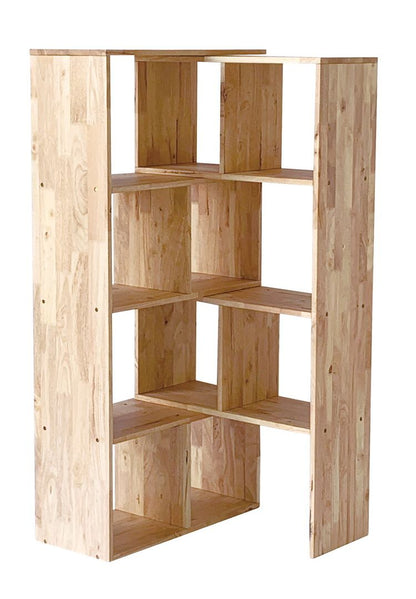 伸縮ラック オープン収納 コーナー収納 天然木 木製 シンプル ナチュラル 仕切り コレクション NATURAL SIGNATURE おしゃれ 北欧 シンプル 新生活 一人暮らし(代引不可)