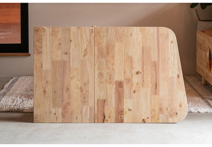 片バタテーブル デスク 省スペース 天然木 木目 木製 キャスター付き おしゃれ 北欧 マルチデスク 書斎 学習机 勉強机 オープン収納 新生活 NATURAL SIGNATURE(代引不可)