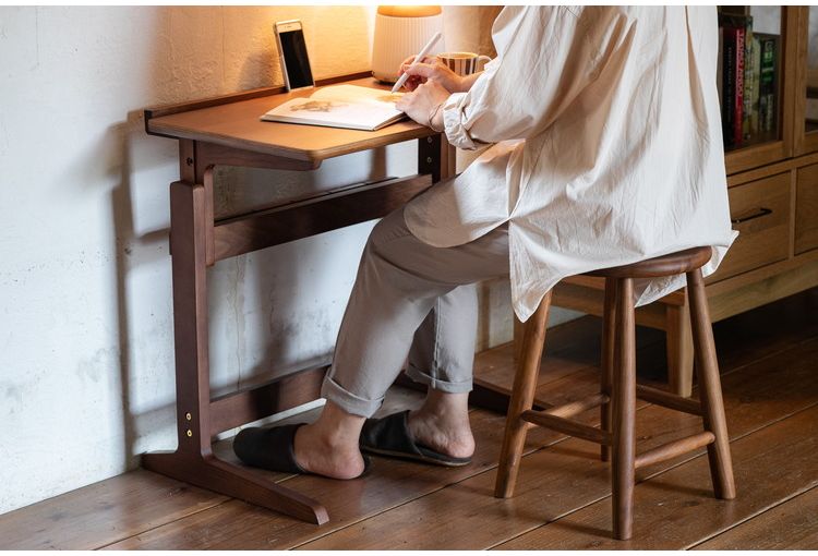 スツール 椅子 丸型 ラウンドスツール 天然木 木製 シンプル おしゃれ 北欧 モダン コンパクト いす イス ブラウン ウレタン塗装 リビング キッチン(代引不可)