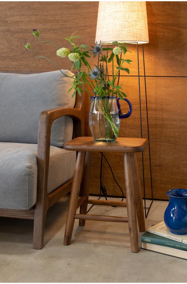 スツール 椅子 角型 スクエアスツール 天然木 木製 シンプル おしゃれ 北欧 モダン コンパクト いす イス ブラウン ウレタン塗装 リビング キッチン(代引不可)