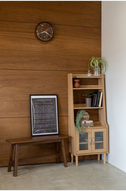 ベンチ 幅90cm 天然木 木製 長方形 ブラウン 物置 飾り 椅子 長椅子 イス いす ウレタン塗装 シンプル おしゃれ 北欧(代引不可)