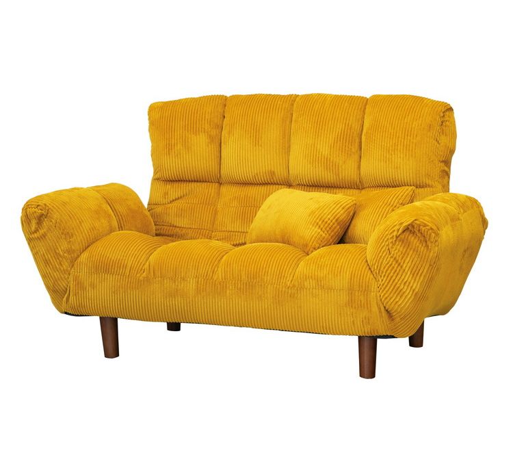 カウチソファー ファクトIIIコーデュロイ KH ソファ ソファー 2人掛け コンパクト リクライニング シンプル カウチソファ フロアソファ ローソファ 二人掛 一人掛け(代引不可)