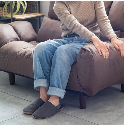 カウチソファー ファクトIIIレザーファブリック DGY ソファ ソファー 2人掛け コンパクト リクライニング シンプル カウチソファ フロアソファ ローソファ 二人掛 一人掛け(代引不可)