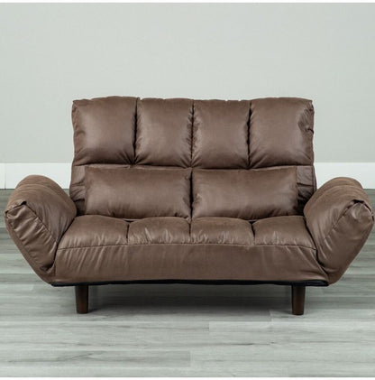 カウチソファー ファクトIIIレザーファブリック BR ソファ ソファー 2人掛け コンパクト リクライニング シンプル カウチソファ フロアソファ ローソファ 二人掛 一人掛け(代引不可)