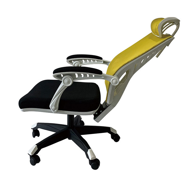 オフィスチェア ハイバック シンプル ヘッドレスト 高さ調節 ランバーサポート メッシュ ロッキング機能 リクライニング機能 シンプル オフィス かわいい(代引不可)