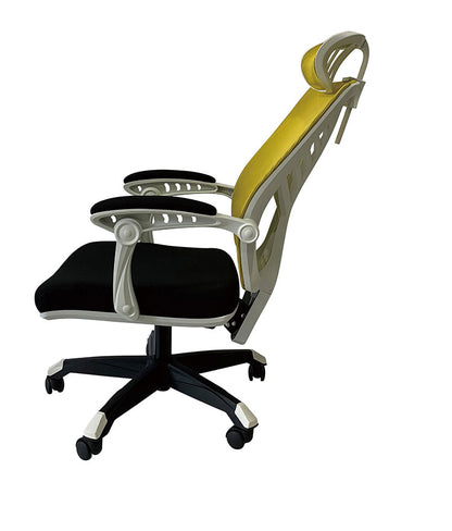 オフィスチェア ハイバック シンプル ヘッドレスト 高さ調節 ランバーサポート メッシュ ロッキング機能 リクライニング機能 シンプル オフィス かわいい(代引不可)