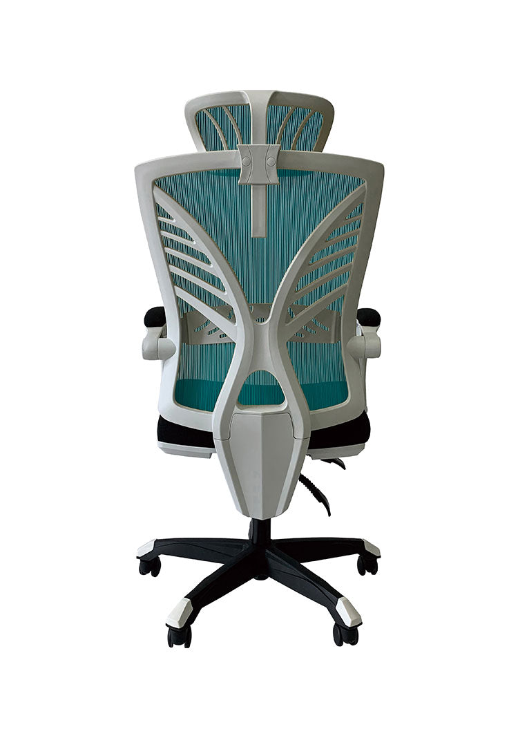 オフィスチェア ハイバック シンプル ヘッドレスト 高さ調節 ランバーサポート メッシュ ロッキング機能 リクライニング機能 シンプル オフィス かわいい(代引不可)