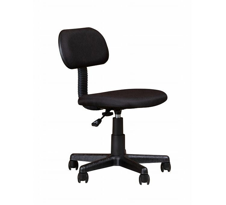 オフィスチェア 背もたれ 肘無し ガス圧昇降式 昇降式 高さ調節 シンプル チェア いす イス 椅子 会社 会議室 書斎(代引不可)