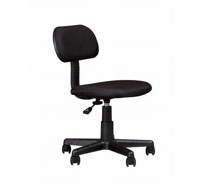 オフィスチェア 背もたれ 肘無し ガス圧昇降式 昇降式 高さ調節 シンプル チェア いす イス 椅子 会社 会議室 書斎(代引不可)