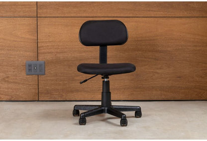 オフィスチェア 背もたれ 肘無し ガス圧昇降式 昇降式 高さ調節 シンプル チェア いす イス 椅子 会社 会議室 書斎(代引不可)