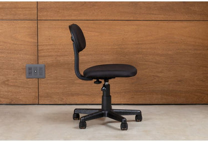 オフィスチェア 背もたれ 肘無し ガス圧昇降式 昇降式 高さ調節 シンプル チェア いす イス 椅子 会社 会議室 書斎(代引不可)