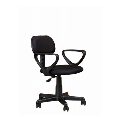 オフィスチェア 背もたれ 肘あり 肘置き ガス圧昇降式 昇降式 高さ調節 シンプル チェア いす イス 椅子 会社 会議室 書斎(代引不可)