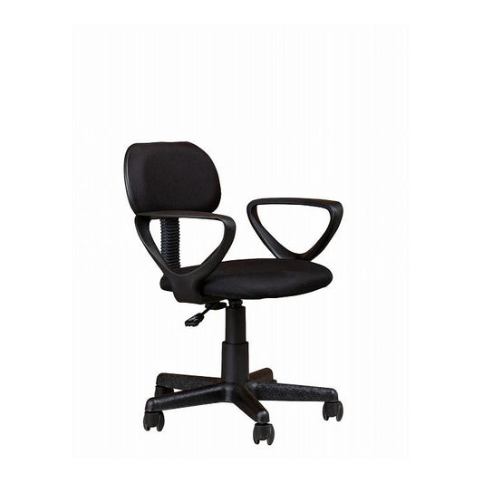 オフィスチェア 背もたれ 肘あり 肘置き ガス圧昇降式 昇降式 高さ調節 シンプル チェア いす イス 椅子 会社 会議室 書斎(代引不可)