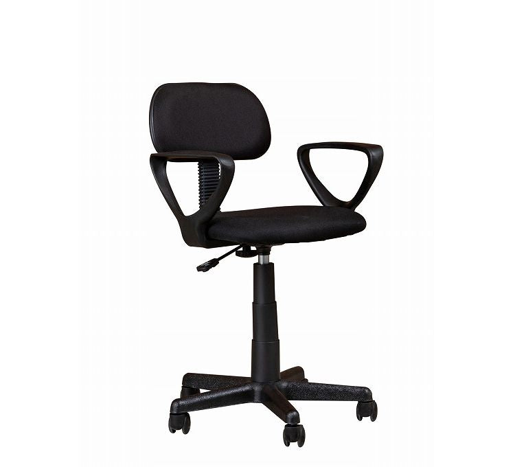 オフィスチェア 背もたれ 肘あり 肘置き ガス圧昇降式 昇降式 高さ調節 シンプル チェア いす イス 椅子 会社 会議室 書斎(代引不可)