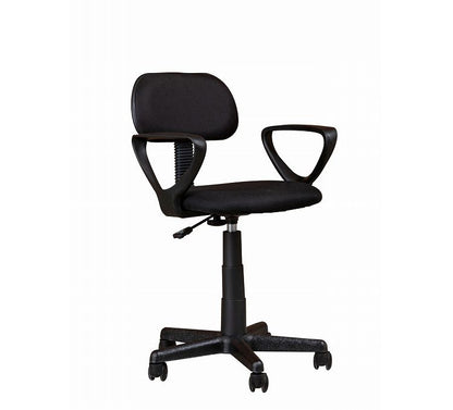 オフィスチェア 背もたれ 肘あり 肘置き ガス圧昇降式 昇降式 高さ調節 シンプル チェア いす イス 椅子 会社 会議室 書斎(代引不可)