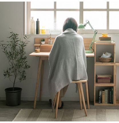 デスク 幅90cm 長方形 収納付き ドリンクホルダー付き スマホスタンド タブレットスタンド 天然木 木製 木目 おしゃれ リモート テレワーク 子ども 学習机 勉強机 書斎 NATURAL SIGNATURE(代引不可)