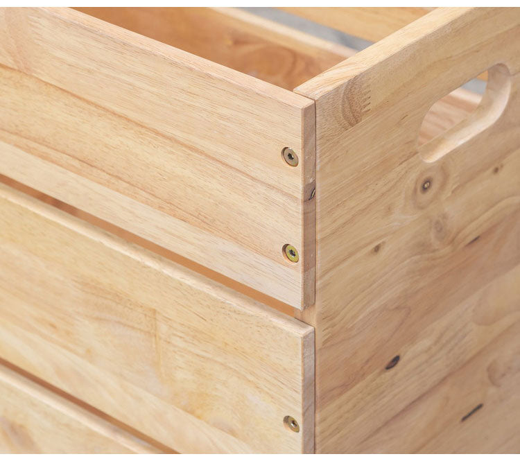 収納スツール 天然木 幅55cm コンテナボックス 玄関 リビング 木目 シンプル おしゃれ 北欧 ナチュラル コンパクト 新生活 一人暮らし ナチュラル NATURAL SIGNATURE(代引不可)