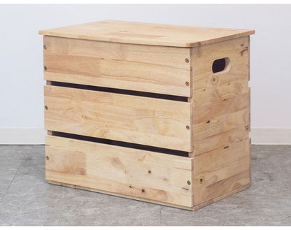 収納スツール 天然木 幅55cm コンテナボックス 玄関 リビング 木目 シンプル おしゃれ 北欧 ナチュラル コンパクト 新生活 一人暮らし ナチュラル NATURAL SIGNATURE(代引不可)