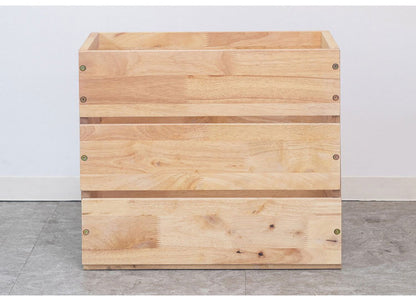 収納スツール 天然木 幅55cm コンテナボックス 玄関 リビング 木目 シンプル おしゃれ 北欧 ナチュラル コンパクト 新生活 一人暮らし ナチュラル NATURAL SIGNATURE(代引不可)