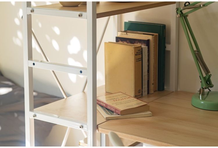 ワークデスク トライベッカ NA/WH インテリア デスク パソコンデスク 机 テレワーク 書斎デスク 学習机 PCデスク 勉強机 学習デスク オフィスデスク(代引不可)