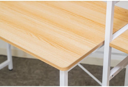 ワークデスク トライベッカ NA/WH インテリア デスク パソコンデスク 机 テレワーク 書斎デスク 学習机 PCデスク 勉強机 学習デスク オフィスデスク(代引不可)