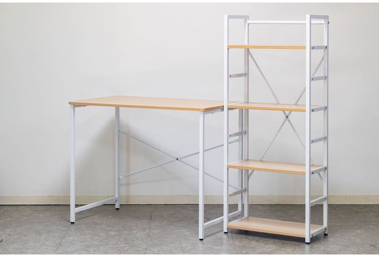 ワークデスク トライベッカ NA/WH インテリア デスク パソコンデスク 机 テレワーク 書斎デスク 学習机 PCデスク 勉強机 学習デスク オフィスデスク(代引不可)