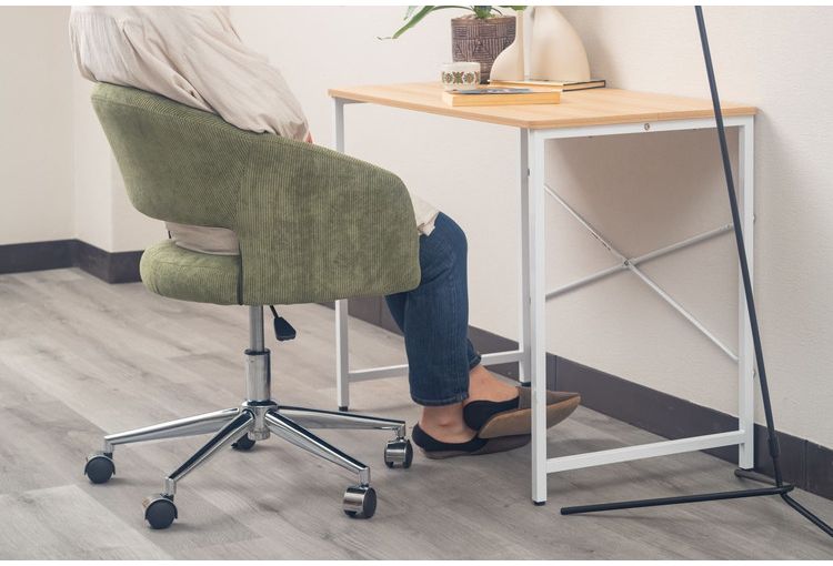 ワークデスク トライベッカ NA/WH インテリア デスク パソコンデスク 机 テレワーク 書斎デスク 学習机 PCデスク 勉強机 学習デスク オフィスデスク(代引不可)