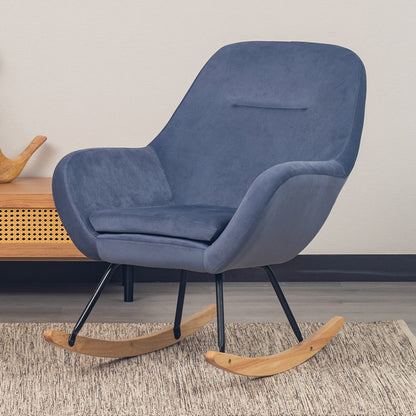 ロッキングチェア 1P シングルソファ 一人掛け リビング ダイニング おしゃれ かわいい 北欧 シンプル コンパクト チェア イス いす 椅子 屋内 寝室 リラックス(代引不可)
