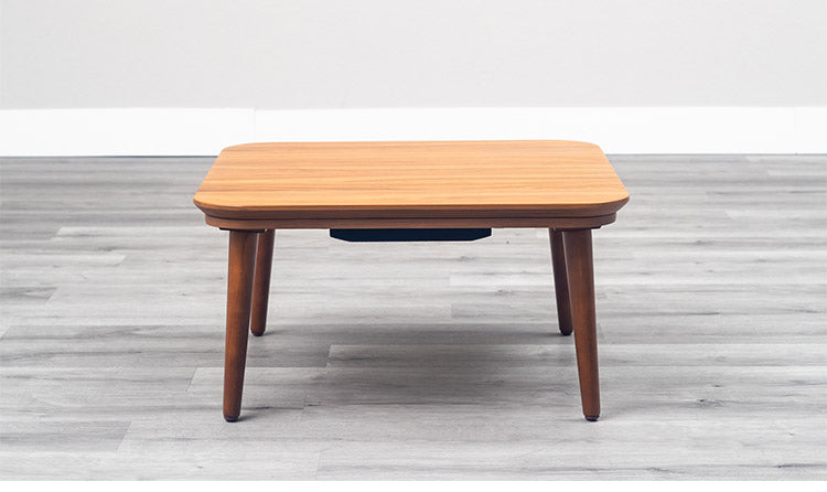 こたつテーブル 幅75cm 正方形 節電 省エネ インテリア おしゃれ 北欧 リビング ダイニング コタツ 炬燵 木製 センターテーブル ローテーブル コンパクト 一人暮らし(代引不可)