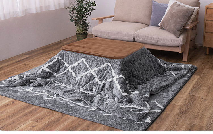 こたつテーブル 幅75cm 正方形 節電 省エネ インテリア おしゃれ 北欧 リビング ダイニング コタツ 炬燵 木製 センターテーブル ローテーブル コンパクト 一人暮らし(代引不可)