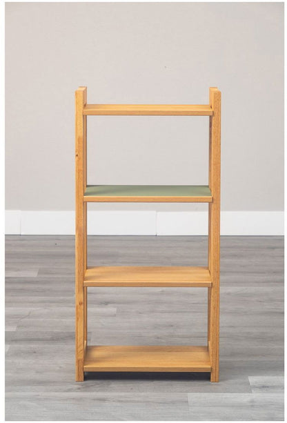 55シェルフ リノ ピスタチオグリーン ラック 書棚 ブックシェルフ 本棚 オープンラック 教科書 収納棚 勉強机 スリム 子供部屋 オフィス 書斎(代引不可)