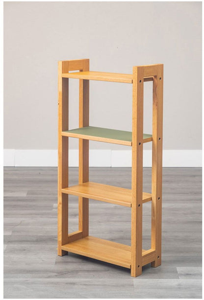 55シェルフ リノ ピスタチオグリーン ラック 書棚 ブックシェルフ 本棚 オープンラック 教科書 収納棚 勉強机 スリム 子供部屋 オフィス 書斎(代引不可)