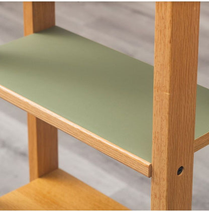 55シェルフ リノ ピスタチオグリーン ラック 書棚 ブックシェルフ 本棚 オープンラック 教科書 収納棚 勉強机 スリム 子供部屋 オフィス 書斎(代引不可)