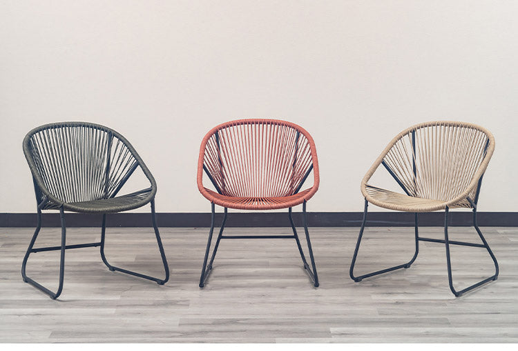 ロープチェア 1P リビングチェア ダイニングチェア デザイン 食卓イス ダイニング椅子 おしゃれ インテリア リビング ダイニング カフェ 椅子 いす イス 北欧(代引不可)