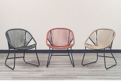 ロープチェア 1P リビングチェア ダイニングチェア デザイン 食卓イス ダイニング椅子 おしゃれ インテリア リビング ダイニング カフェ 椅子 いす イス 北欧(代引不可)